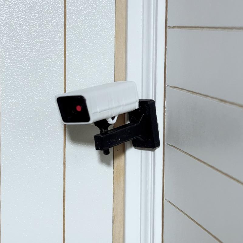 Kitchen Appliances Video - 1Pcs 1/12 Dollhouse Mini Surveillance Camera