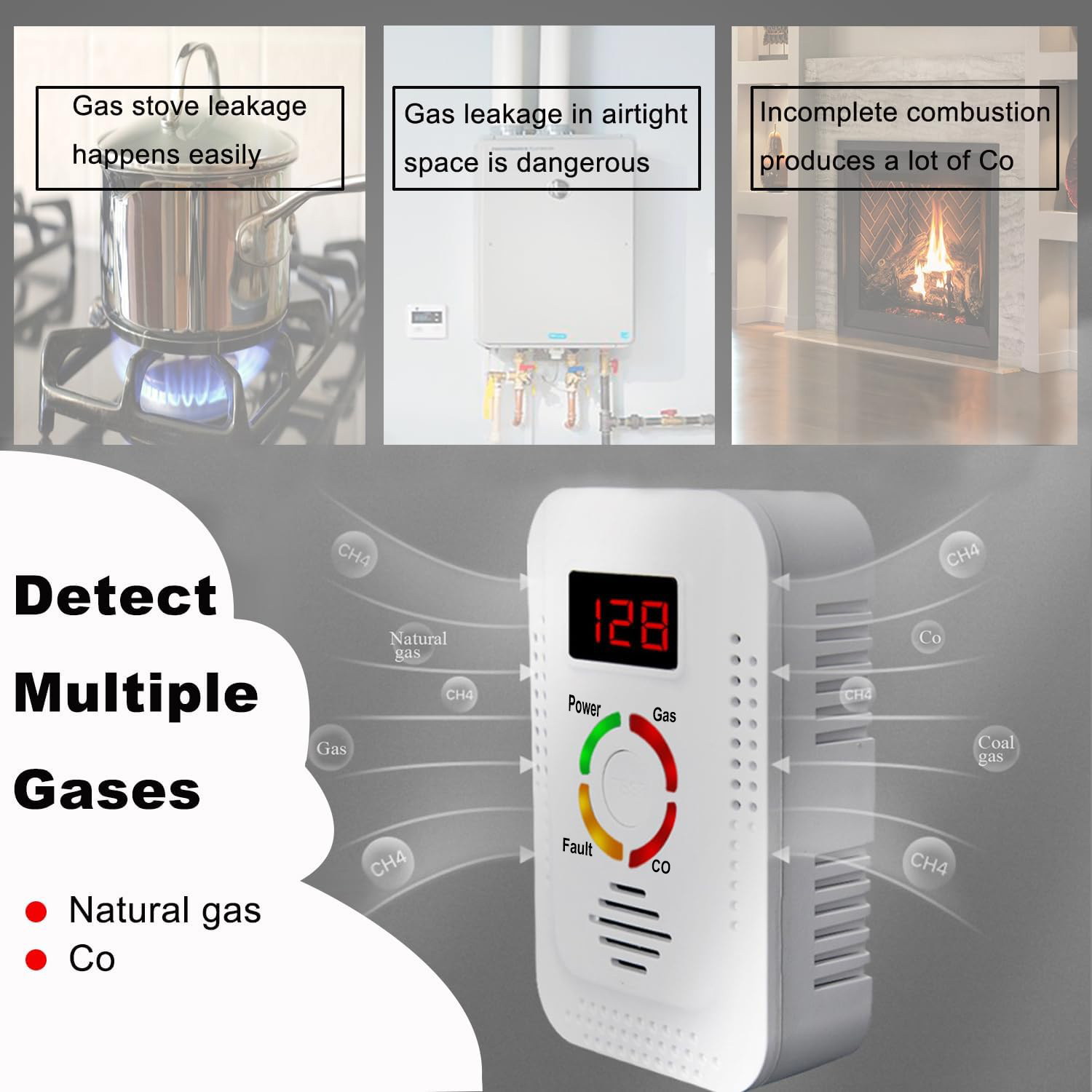 Carbon Monoxide CO And Natural - Kitchen Appliances Video ulasan dan harga