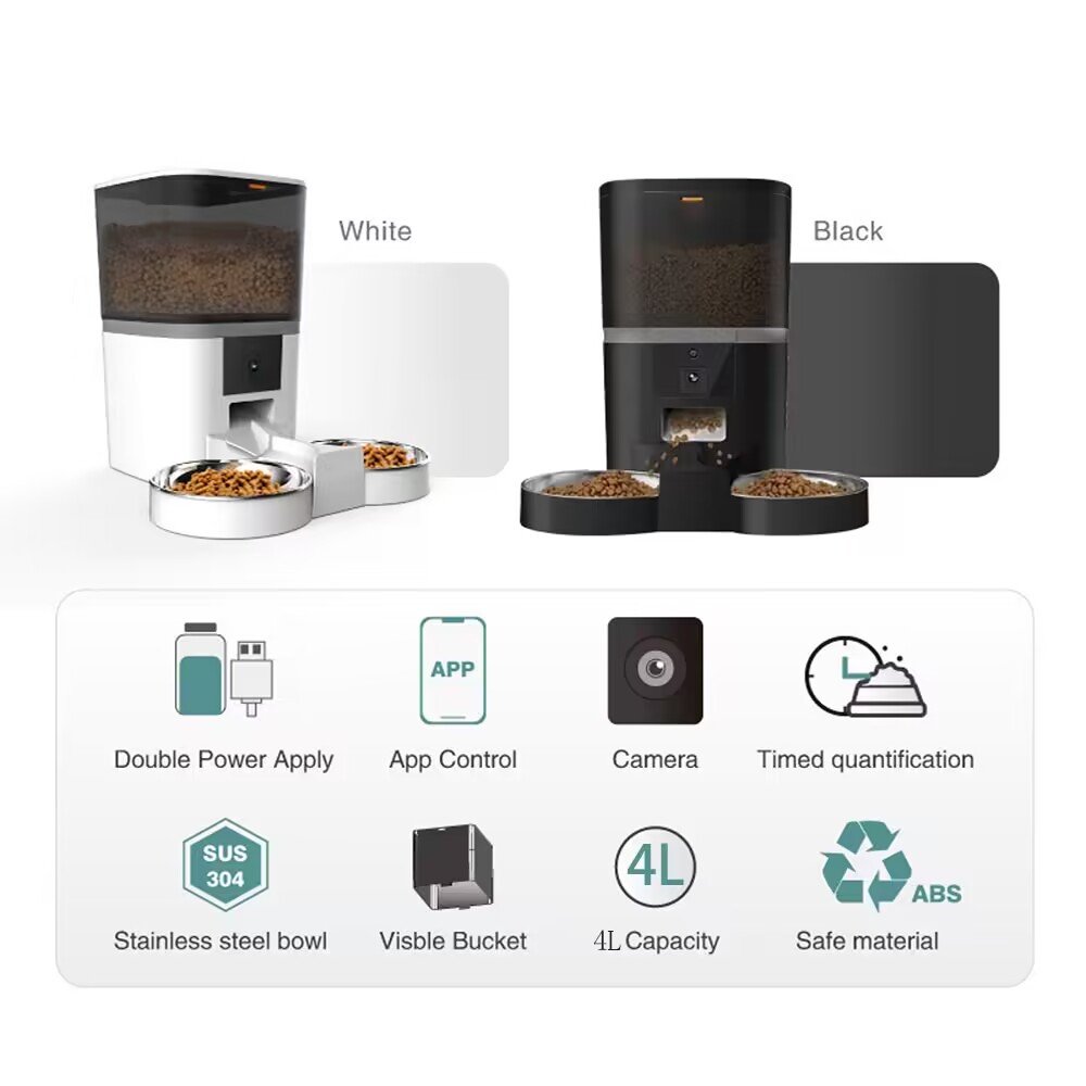 4L Automatic Cat Feeder Smart  - Kitchen Appliances Video ulasan dan harga