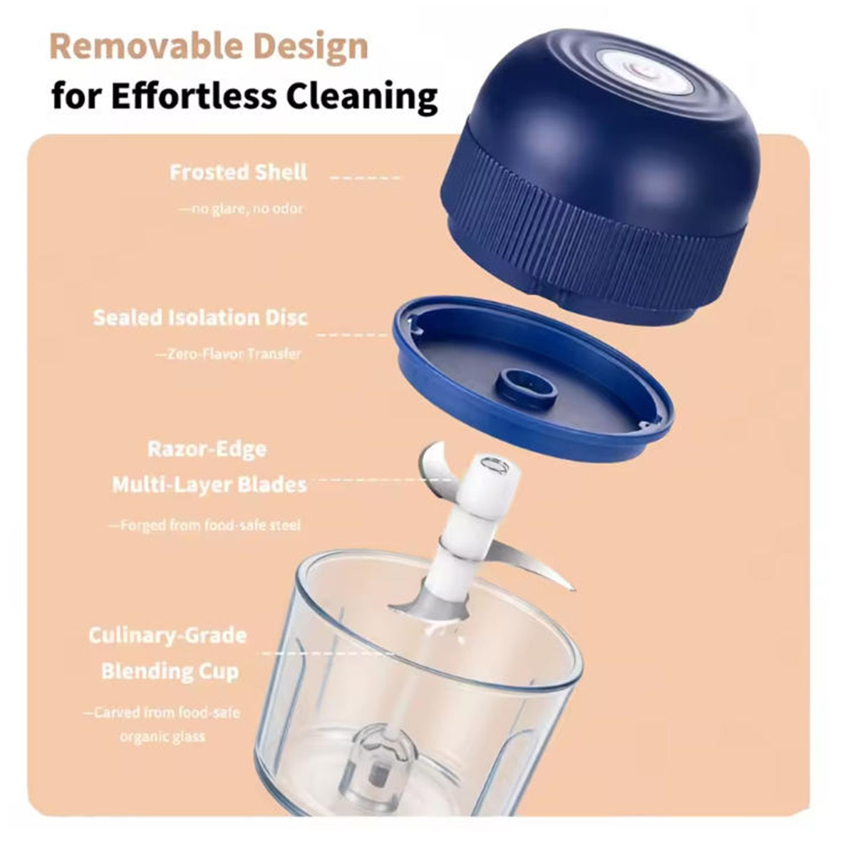 1PC Electric Garlic Chopper Mi - Kitchen Appliances Australia ulasan dan harga